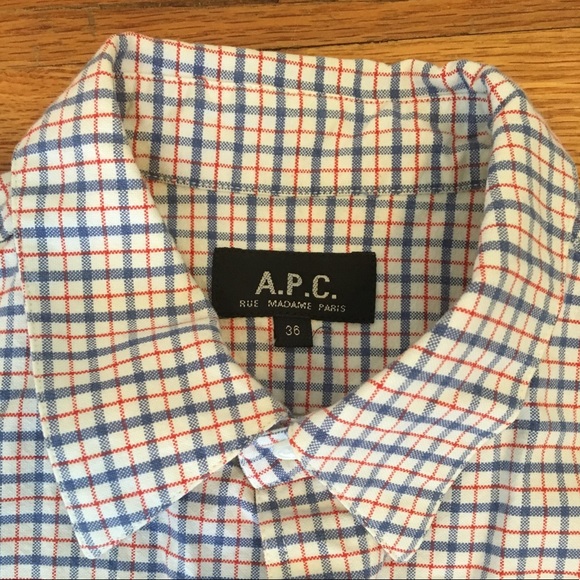A.P.C. Tops - APC short sleeved button down oxford